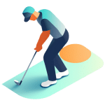 perfectinggolfskills.com Logo